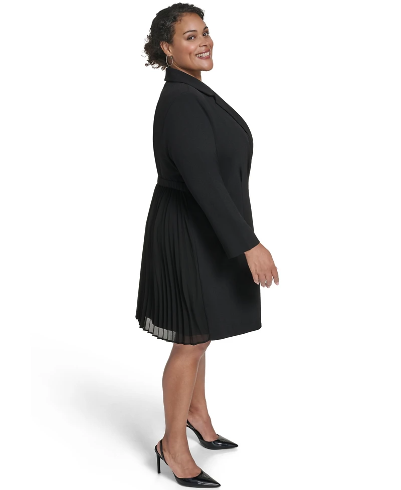 Vince Camuto Plus Size Fit and Flare Blazer Dress