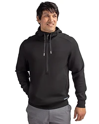 Cutter & Buck Men's Roam Eco Half Zip Recycled Hooded Pullover