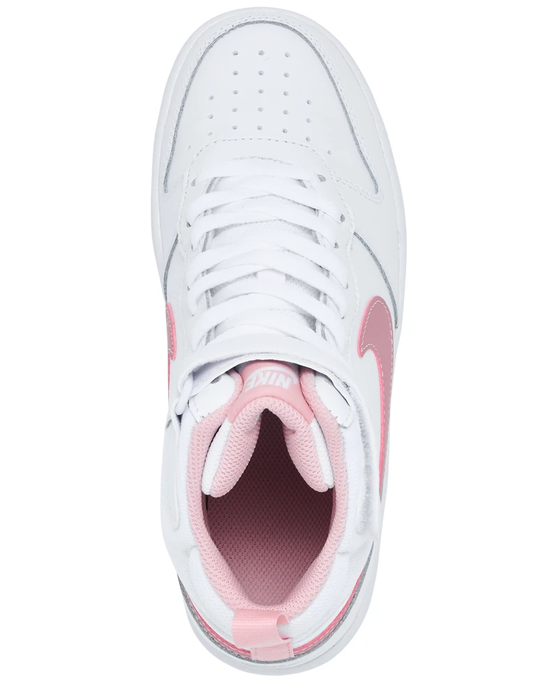 Nike Big Girls Court Borough Mid 2 Casual Sneakers from Finish Line