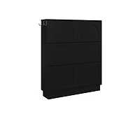 Casainc Modern Elegant Narrow Tipping Bucket Shoe Cabinet with 6 Flip Drawers