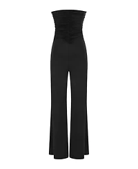 Women's Strapless Draped Jumpsuit