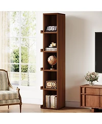 Tribesigns 70.9-Inch Tall Narrow Kitchen Pantry, 5-Tier Slim Storage Cabinet with Side Organizers