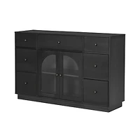 Storage Cabinet with 2 doors and 7 drawers