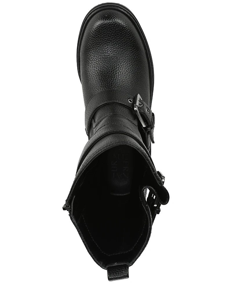 Naturalizer Women's Latoya Mid-Shaft Moto Boots