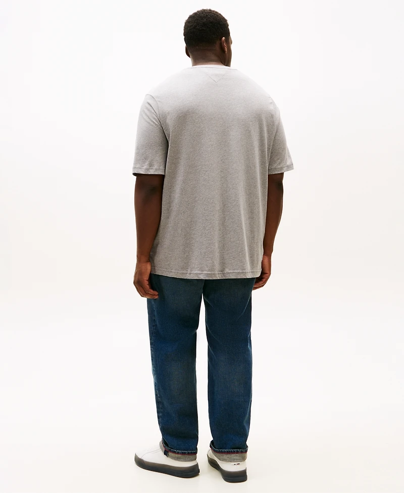 Tommy Hilfiger Men's Big & Tall Small Center Logo T-Shirt