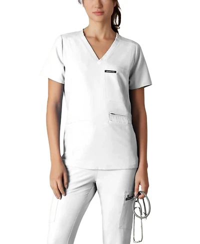 Members Only Women's Palermo 4-Pocket Scrub Top