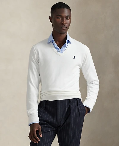 Polo Ralph Lauren Men's Cotton V-Neck Sweater