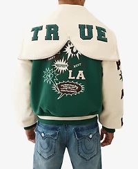 True Religion Men's Retro Varsity Jacket