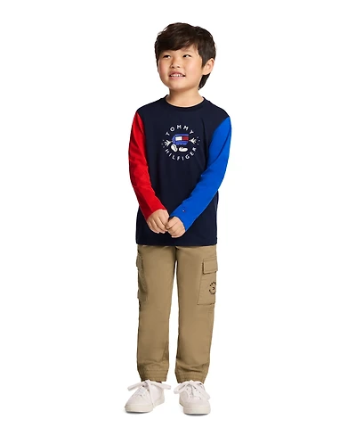 Tommy Hilfiger Boys 2T-7 Crewneck T-Shirt