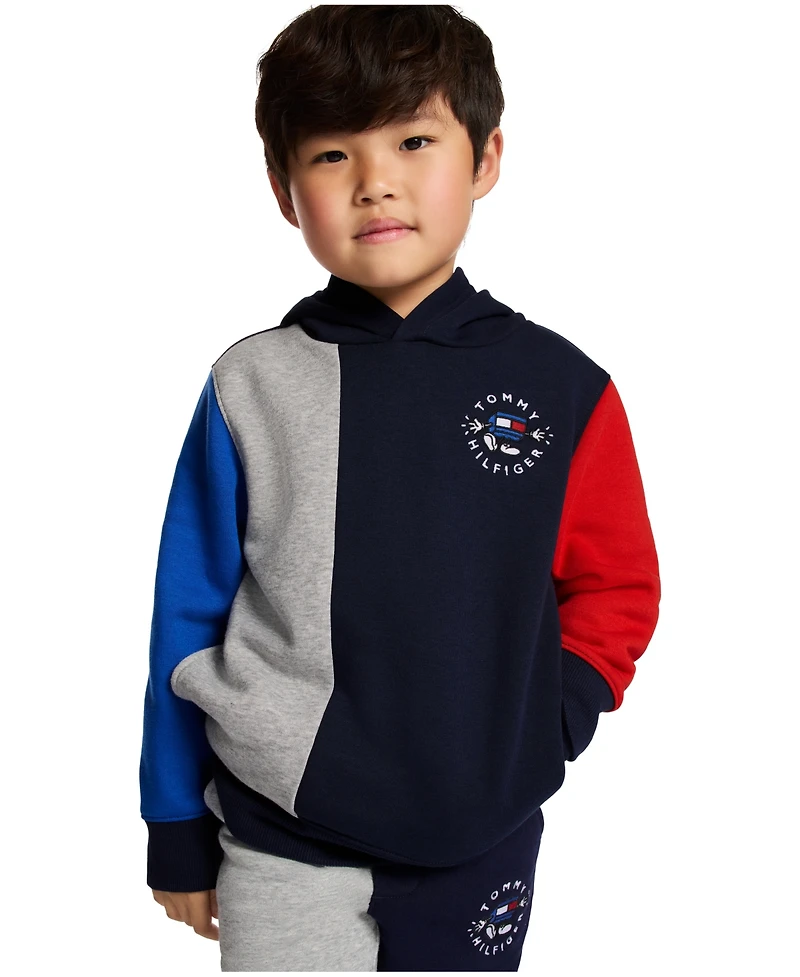 Tommy Hilfiger Boys 2T-7 Long Sleeve Hoodie