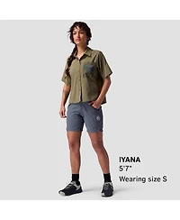 Backcountry Women's Slickrock Short-Sleeve Button-Up Jersey Mountain Bike Top