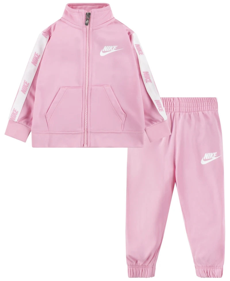 Nike Baby Girls Tricot Tracksuit Jacket and Joggers, 2 Piece Set