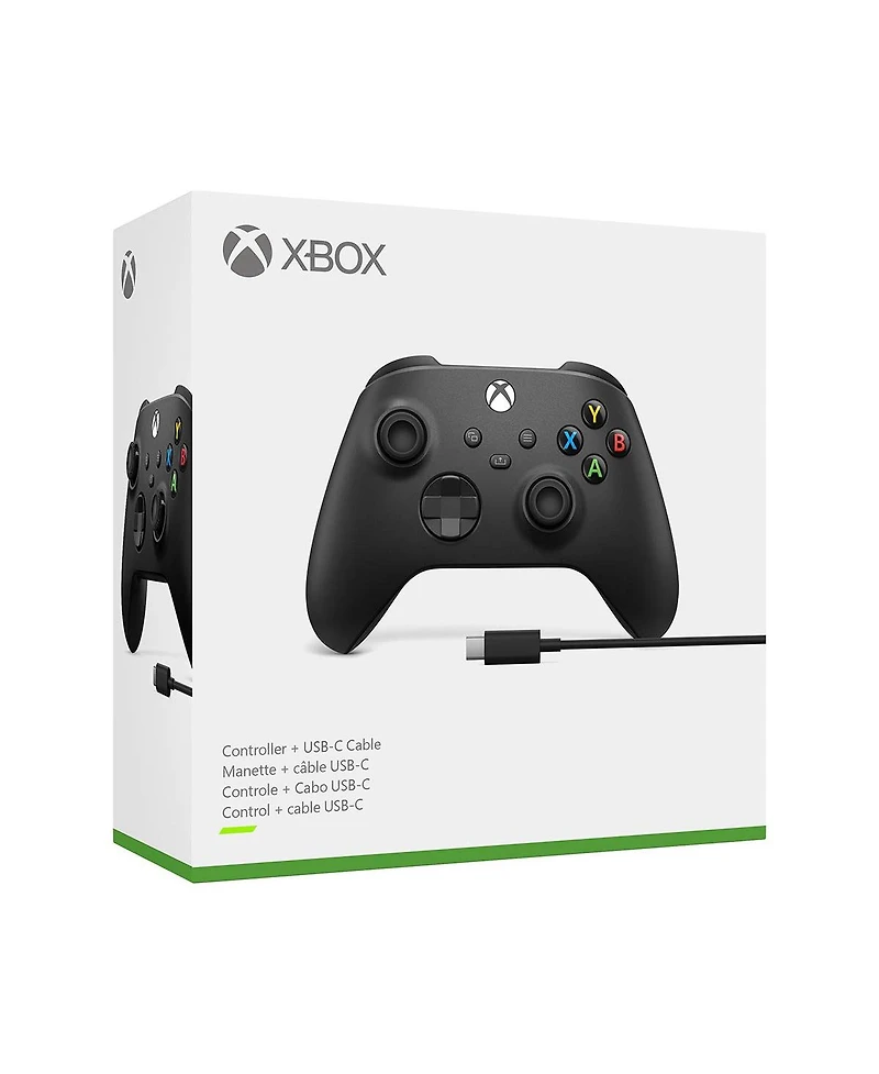 Microsoft Xbox Wireless Controller + Usb-c Cable - Black