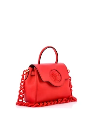 Pre-Owned Versace Small La Medusa Top Handle Bag Leather