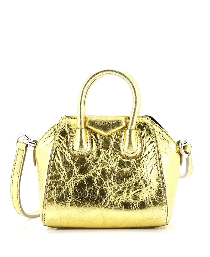 Pre-Owned Givenchy Micro Antigona Bag Leather