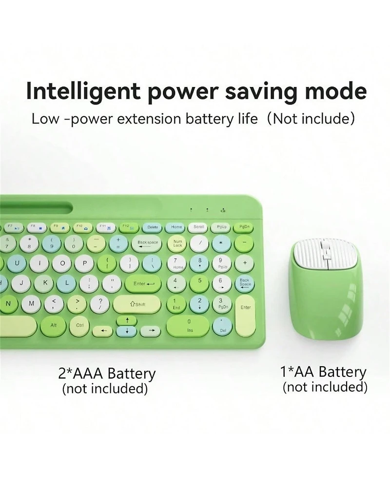 Wireless Keyboard and Mouse Combo