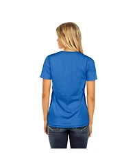 New Era Women's Royal Chicago Cubs Little Miss 2 V-Neck T-Shirt