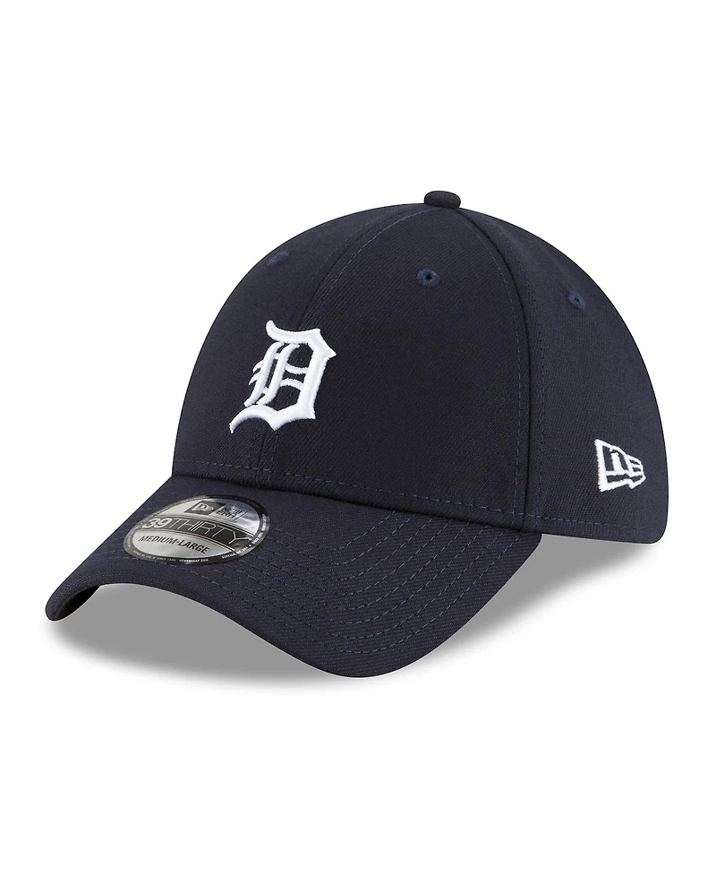 New Era Men's Navy Detroit Tigers 2025 Mlb Postseason Side Patch 39THIRTY Flex Hat