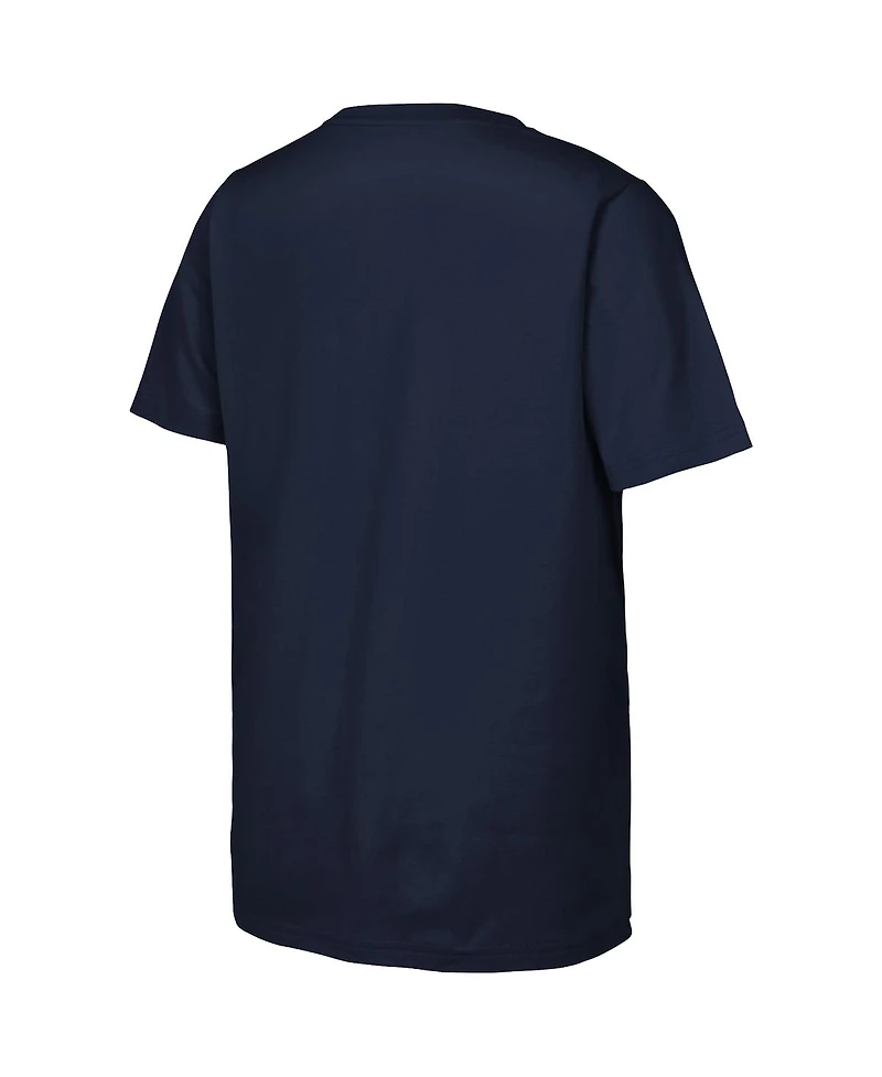 Fanatics Big Boys and Girls Navy Detroit Tigers 2025 Mlb Postseason Locker Room T-Shirt