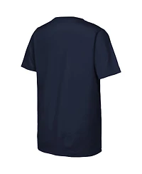 Fanatics Big Boys and Girls Navy Detroit Tigers 2025 Mlb Postseason Locker Room T-Shirt