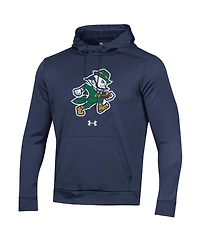 Under Armour Men's Navy Notre Dame Fighting Irish Leprechaun Fleece Hoodie