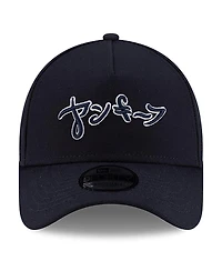 New Era x Hyperfly Men's Navy New York Yankees A-Frame 9FORTY Adjustable Hat