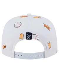 New Era Men's White Detroit Tigers Team Cheer Rope 19TWENTY Adjustable Hat