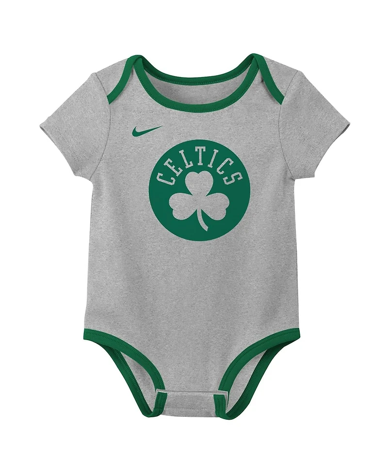 Nike Baby Boys and Girls 2-Piece Newborn Boston Celtics Bodysuit Set