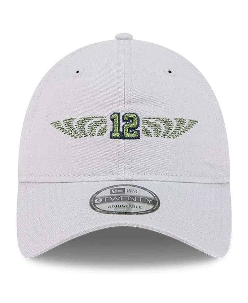 New Era Men's Wolf Gray Seattle Seahawks 2025 Rivalries Collection Team 9TWENTY Adjustable Hat