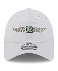 New Era Men's Wolf Gray Seattle Seahawks 2025 Rivalries Collection Team 9TWENTY Adjustable Hat