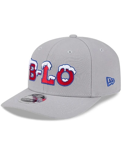 New Era Men's Gray Buffalo Bills 2025 Rivalries Collection Fan Pack 9SEVENTY Adjustable Hat