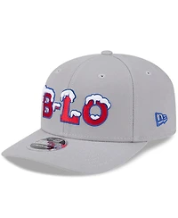 New Era Men's Gray Buffalo Bills 2025 Rivalries Collection Fan Pack 9SEVENTY Adjustable Hat