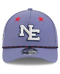 New Era Big Boys and Girls Meadow Blue New England Patriots 2025 Rivalries Collection 9FORTY A-Frame Adjustable Hat