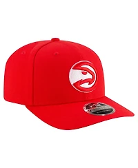 New Era Men's Red Atlanta Hawks 9SEVENTY Stock Adjustable Hat