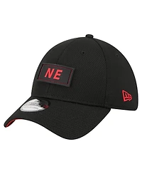 New Era Men's Black England Patriots Scoreboard 39THIRTY Flex Hat