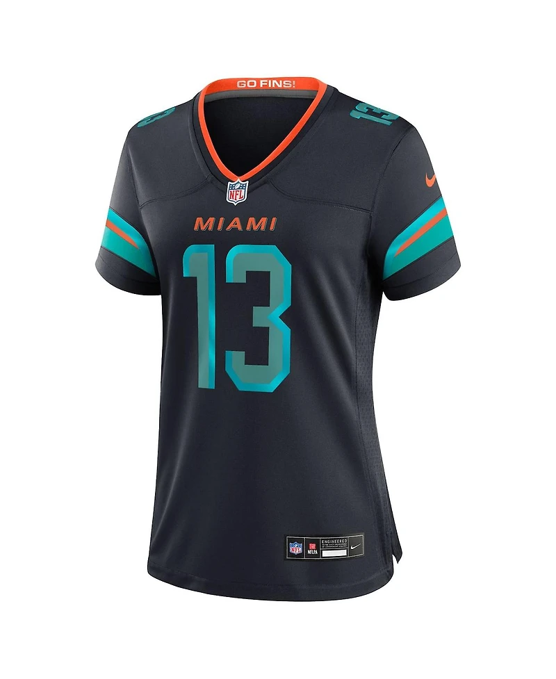 Nike Women's Dan Marino Pitch Blue Miami Dolphins 2025 Rivalries Collection Retired Player Game Jersey