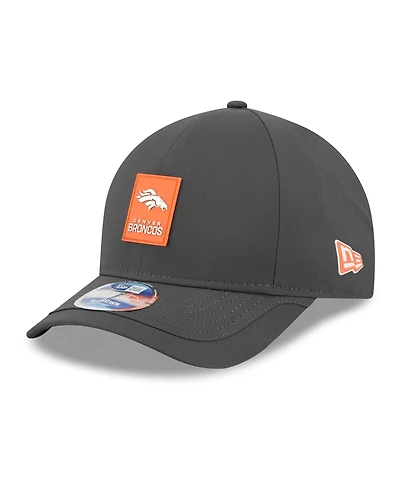 New Era Men's Charcoal Denver Broncos 2025 Sideline Cold Weather 9FORTY M-Crown Adjustable Hat