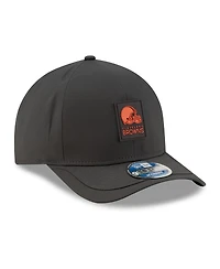 New Era Men's Charcoal Cleveland Browns 2025 Sideline Cold Weather 9FORTY M-Crown Adjustable Hat