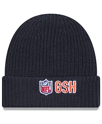 New Era Men's Charcoal Chicago Bears 2025 Sideline Cold Weather Cuffed Knit Hat