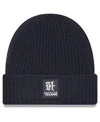 New Era Men's Charcoal Houston Texans 2025 Sideline Cold Weather H-Town Cuffed Knit Hat