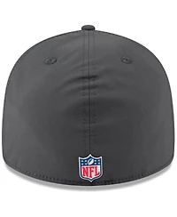 New Era Men's Charcoal Detroit Lions 2025 Sideline Cold Weather Retro Crown 59FIFTY Fitted Hat