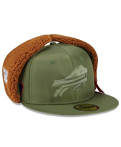New Era x Alpha Men's Industries Olive Buffalo Bills Dog Ears 59FIFTY Fitted Hat