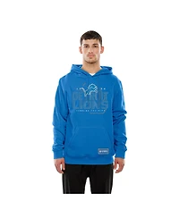 New Era Men's Blue Detroit Lions Combine Authentic Local State Throwback Hoodie