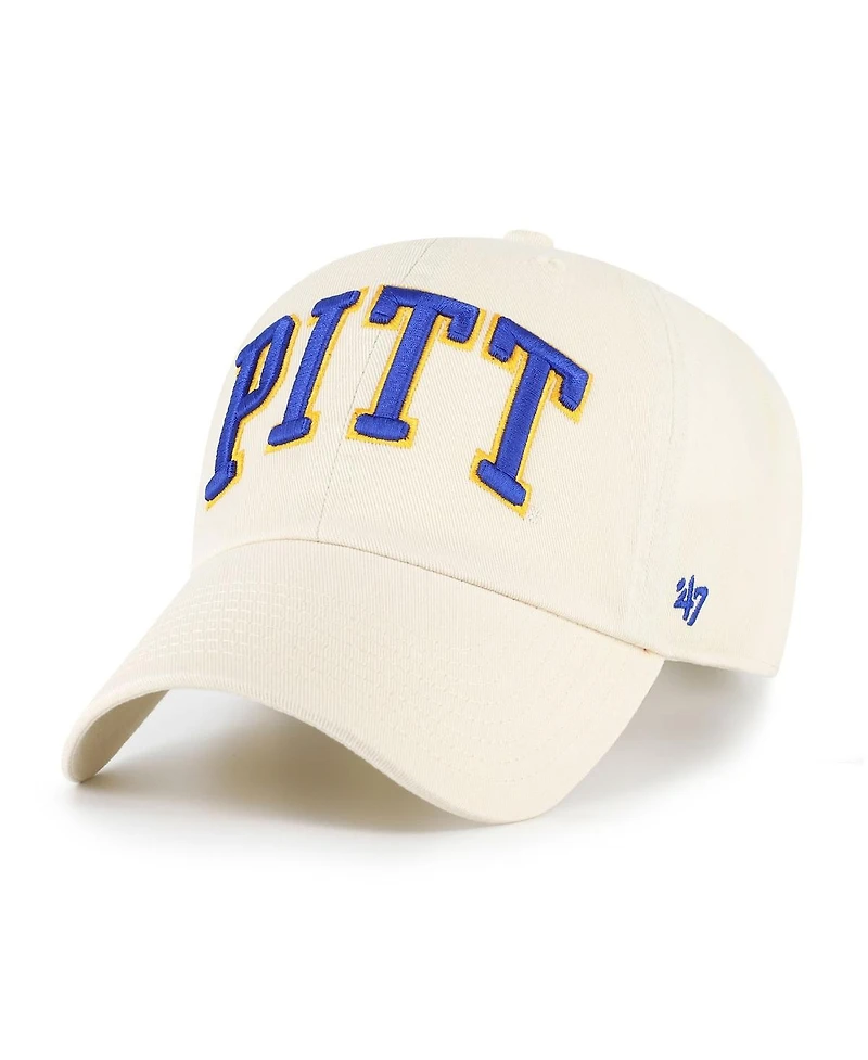 '47 Brand Men's Sand Pitt Panthers Vault Clean Up Adjustable Hat