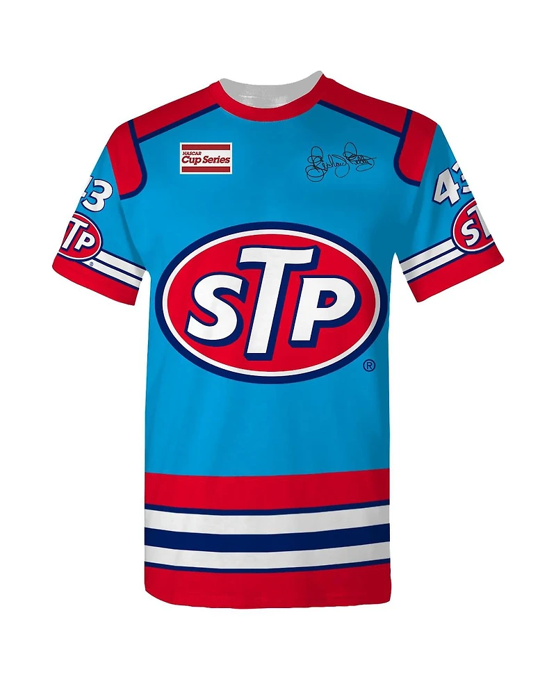Checkered Flag Sports Men's Blue Richard Petty Stp Legend Uniform T-Shirt