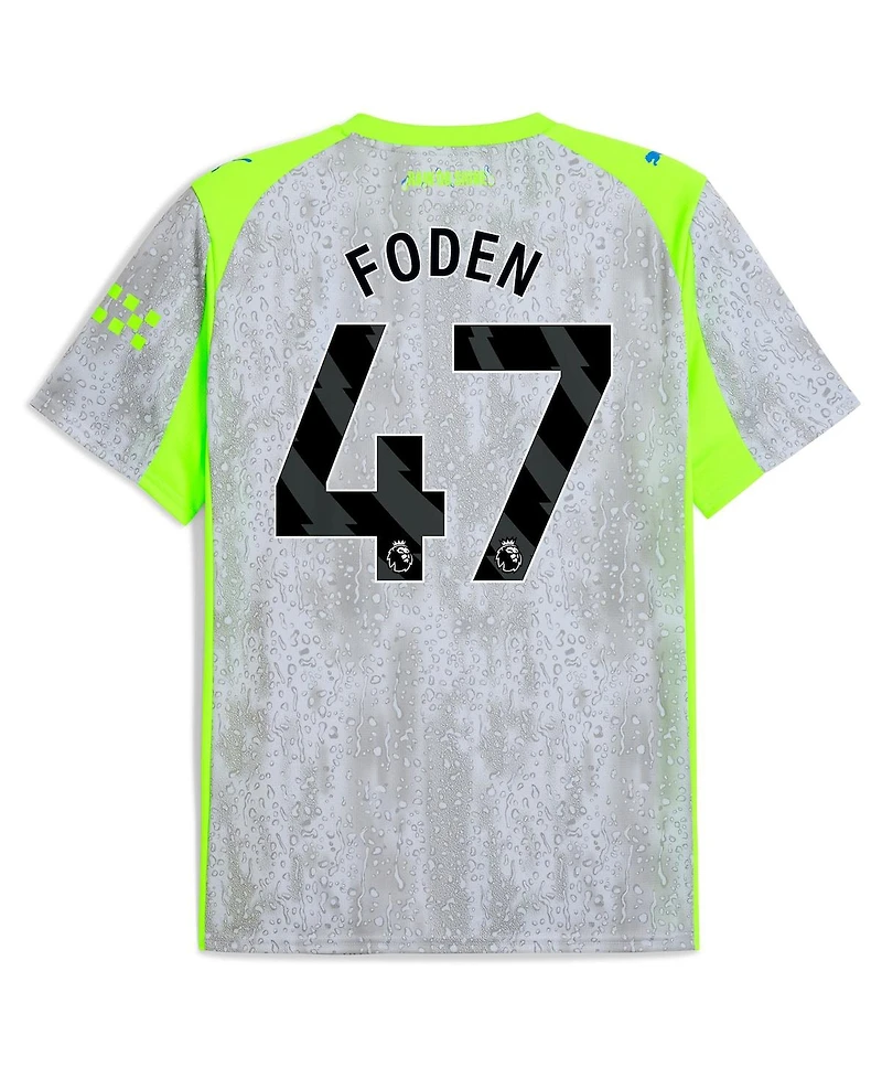 Puma Men's Green/Neon Green Manchester City 2025/26 Third Replica Jersey