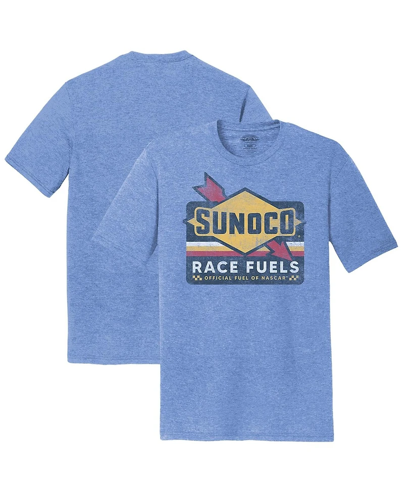 Nascar Men's Heather Blue Sunoco Tri-Blend T-Shirt