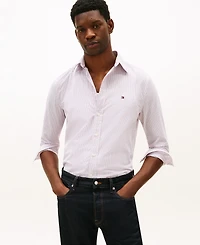 Tommy Hilfiger Men's Core Tattersall Poplin Shirt