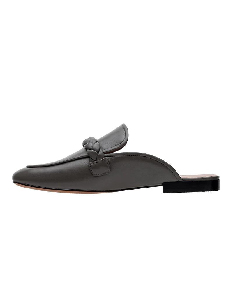 Amy | Classic Apron Toe Braided Mule