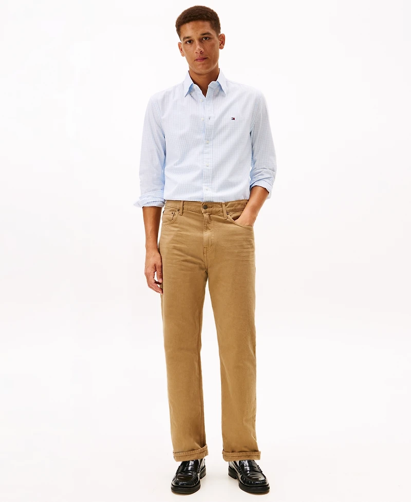 Tommy Hilfiger Men's Flex Poplin Big Gingham Shirt